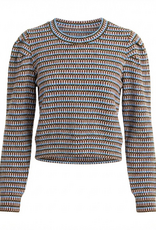 Pleat Peyton Top Toffee/Glacier