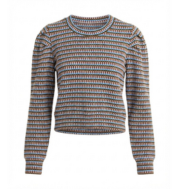 Pleat Peyton Top Toffee/Glacier