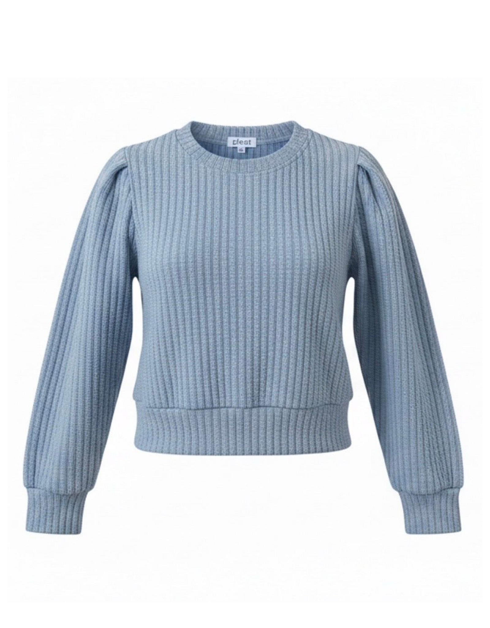 Pleat Nell Top Spa Blue