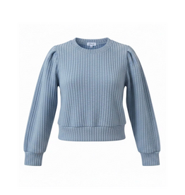 Pleat Nell Top Spa Blue