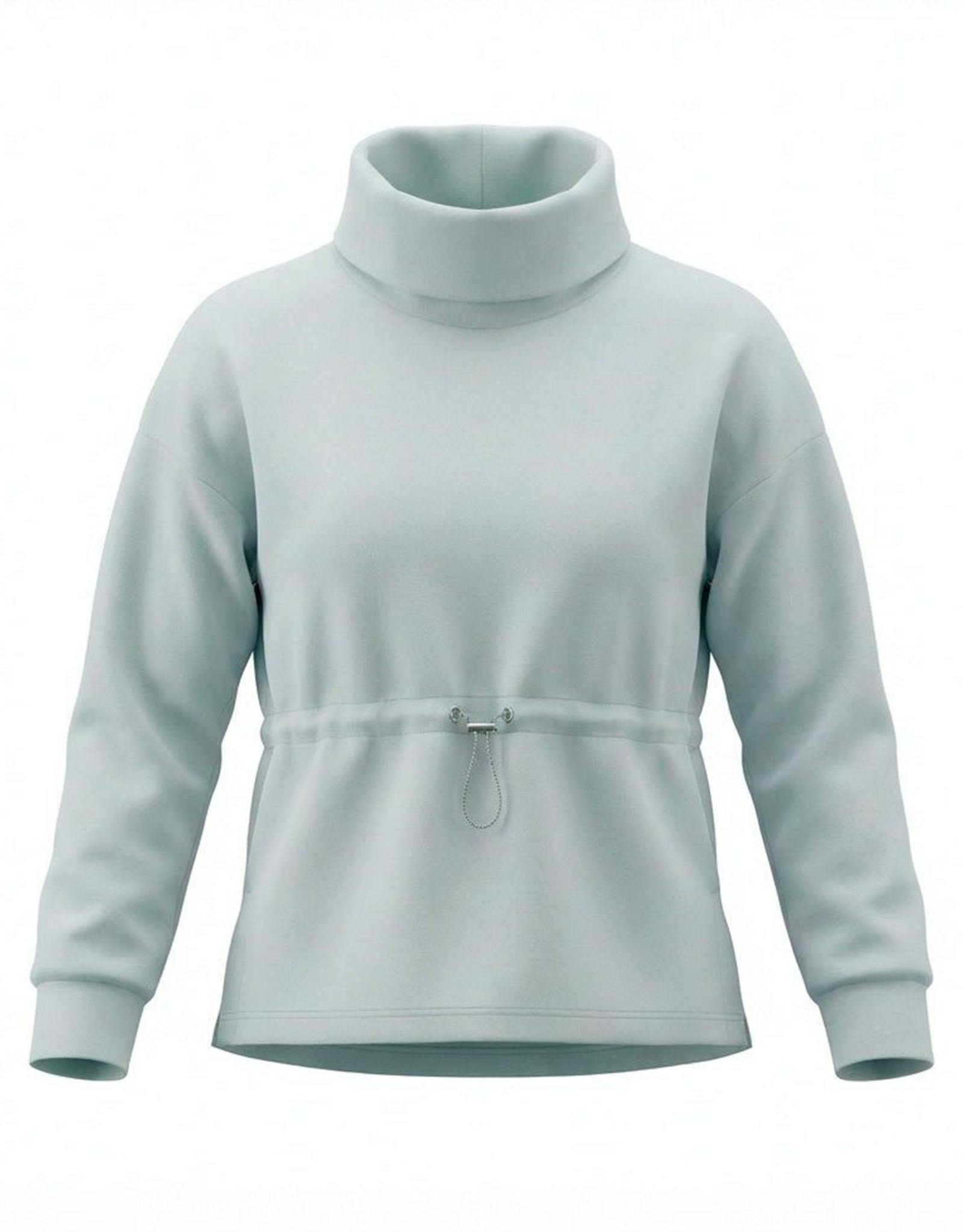 Pleat Jane Sweatshirt Textured French Blue
