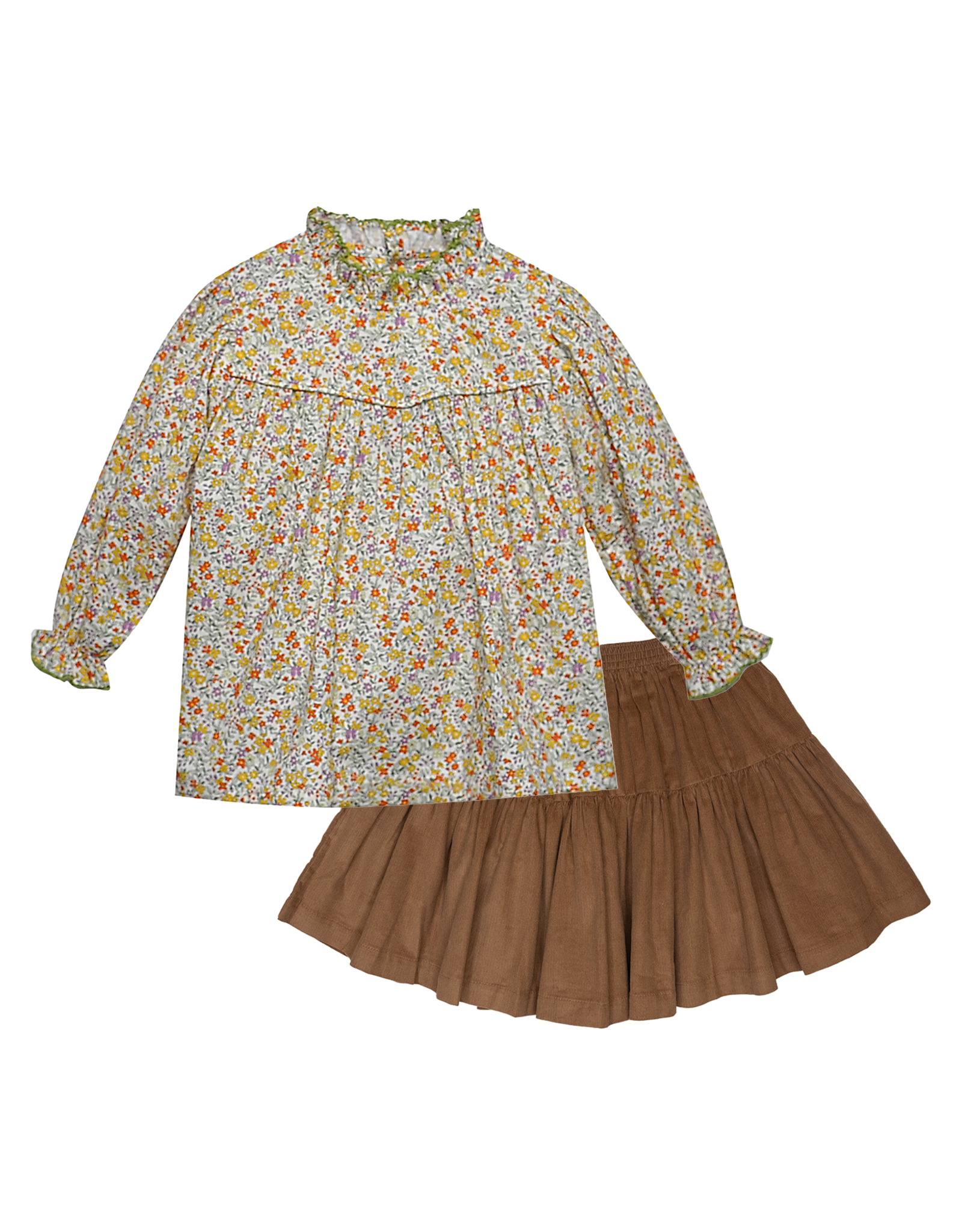 Remember Nguyen 2012 Yellow Flower Juliette Skirt Set