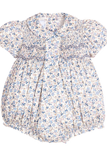 Little English LEF26 Smocked Bridget Bubble Wisteria Floral