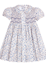 Little English LEF26 Smocked Bridget Dress Wisteria Floral