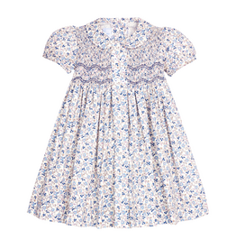 Little English Smocked Bridget Dress Wisteria Floral