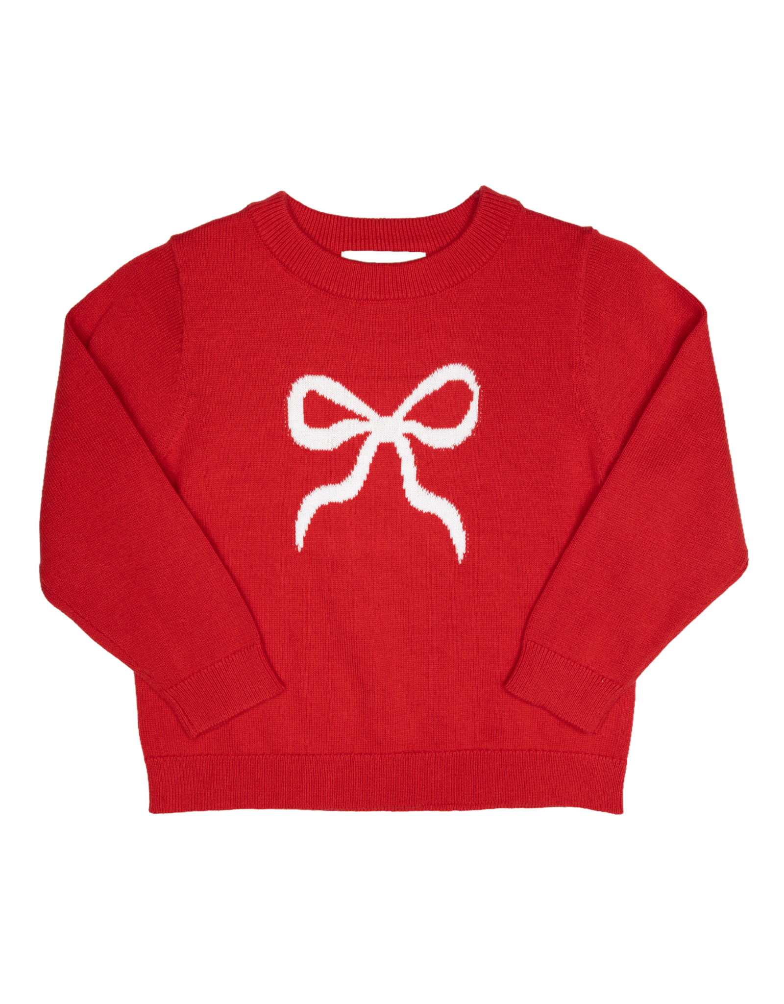 Sage & Lilly 2084 Red/White Bow Sweater