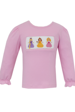 Anavini 302QL Pink Princess Smocked Shirt
