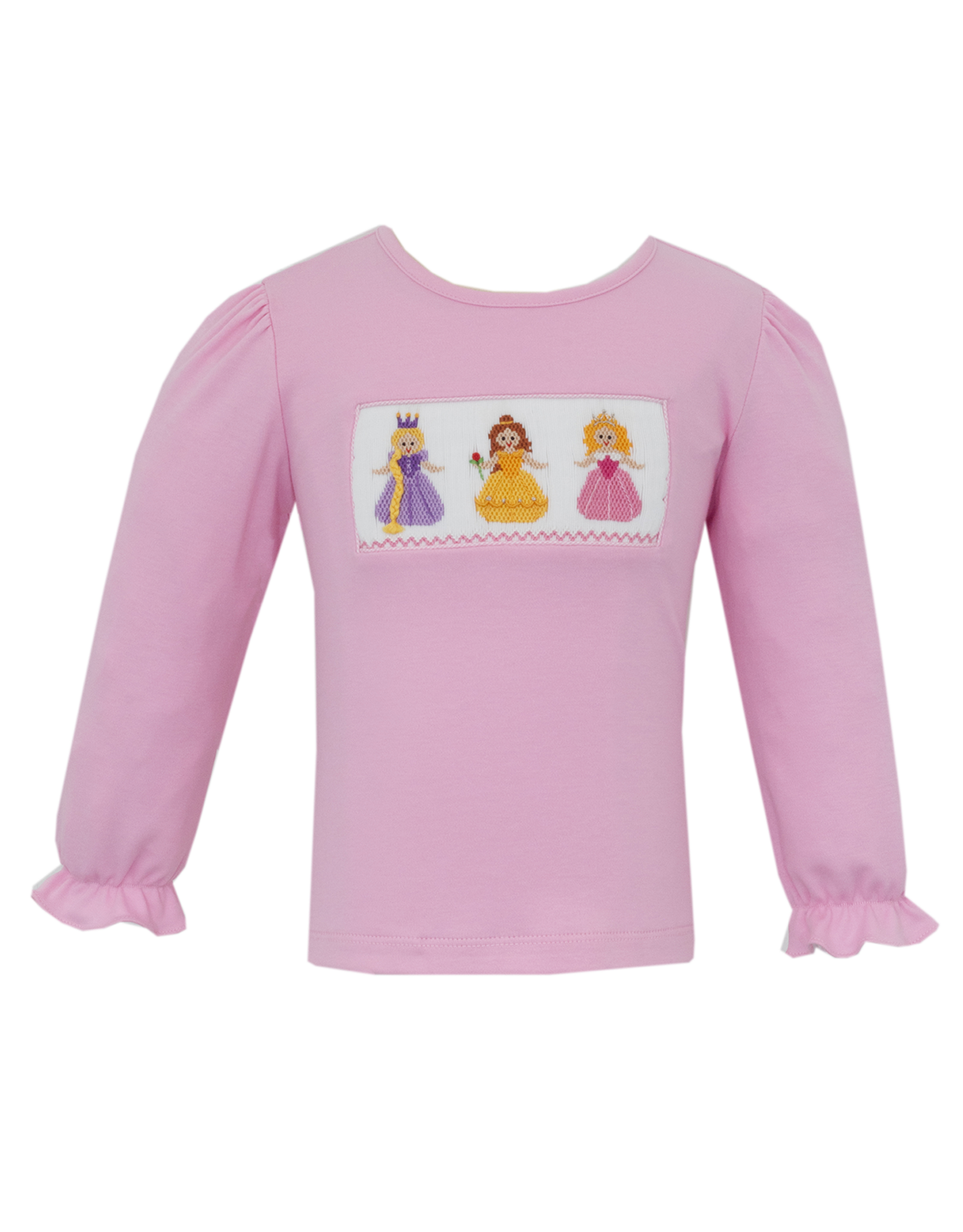 Anavini 302QL Pink Princess Smocked Shirt