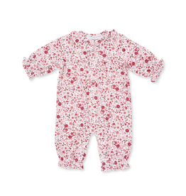 Angel Dear Serene Floral Ruffle Romper