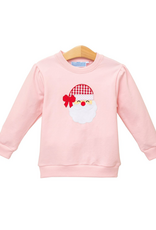 Trotter Street Kids TSF26 French Terry Santa Pullover Pink
