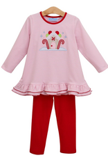 Trotter Street Kids TSF26 Gingerbread House Pant Set