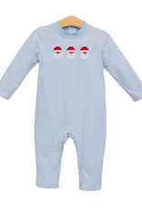 Trotter Street Kids TSF26 Santa Trio Romper BLUE