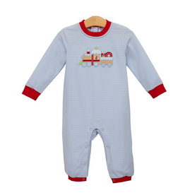 Trotter Street Kids Gingerbread Train Romper