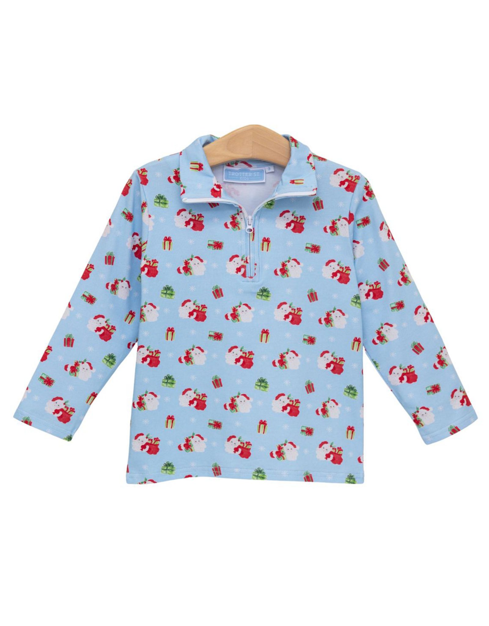 Trotter Street Kids TSF26 Santa Workshop 1/4 zip Pullover
