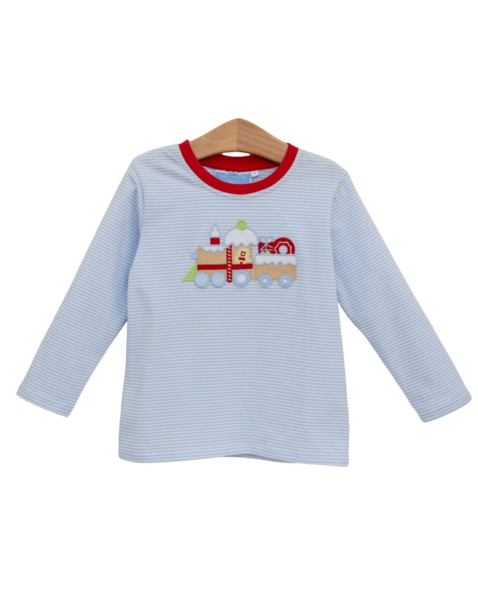 Trotter Street Kids TSF26 Gingerbread Train Shirt