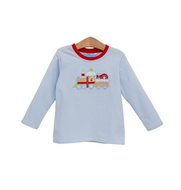 Trotter Street Kids Gingerbread Train Shirt