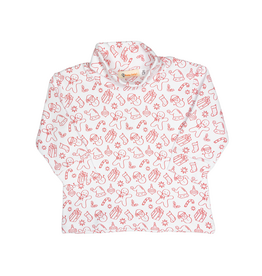 Luigi Print Turtleneck Red Christmas Print