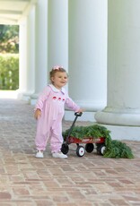 Trotter Street Kids TSF26 Santa Trio Romper PINK