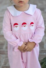 Trotter Street Kids TSF26 Santa Trio Romper PINK