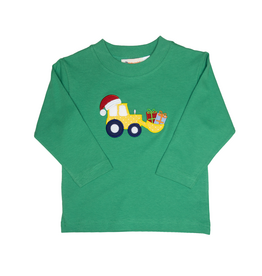 Luigi Long Sleeve Shirt Green Christmas Front Loader