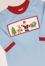 Banana Split 215 Christmas Eve Smocked Romper