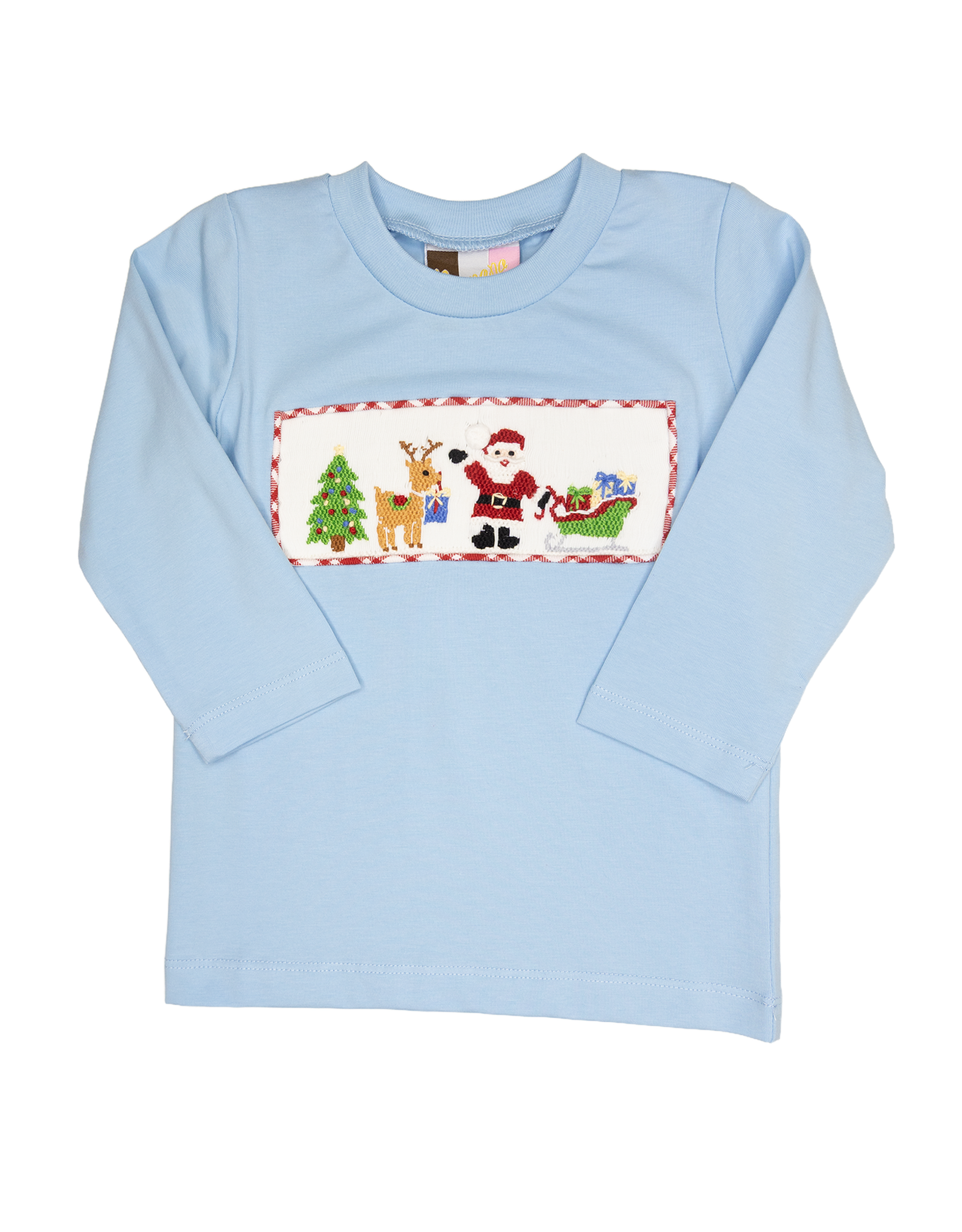 Banana Split 214 Christmas Eve Smocked Shirt