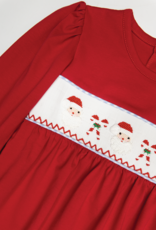 Banana Split 202 HO HO HO Smocked Ruffle Pant Set