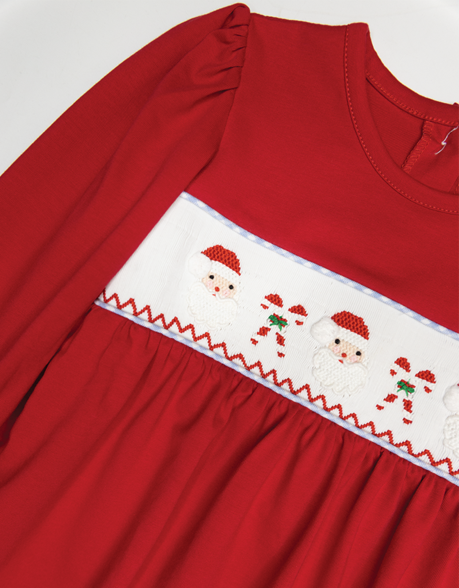 Banana Split 202 HO HO HO Smocked Ruffle Pant Set