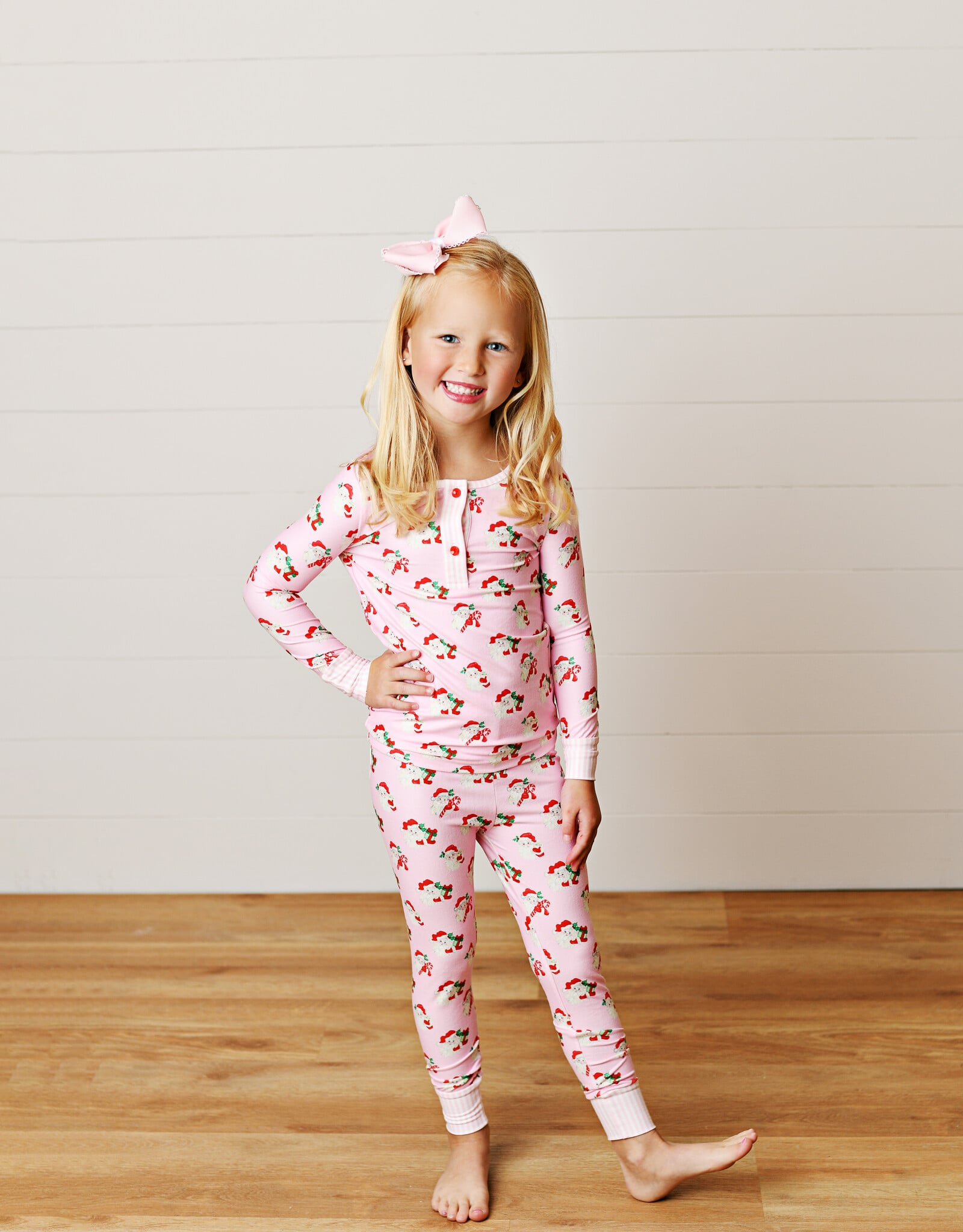 Swoon Baby 2685 Pink Santa 2pc PJ