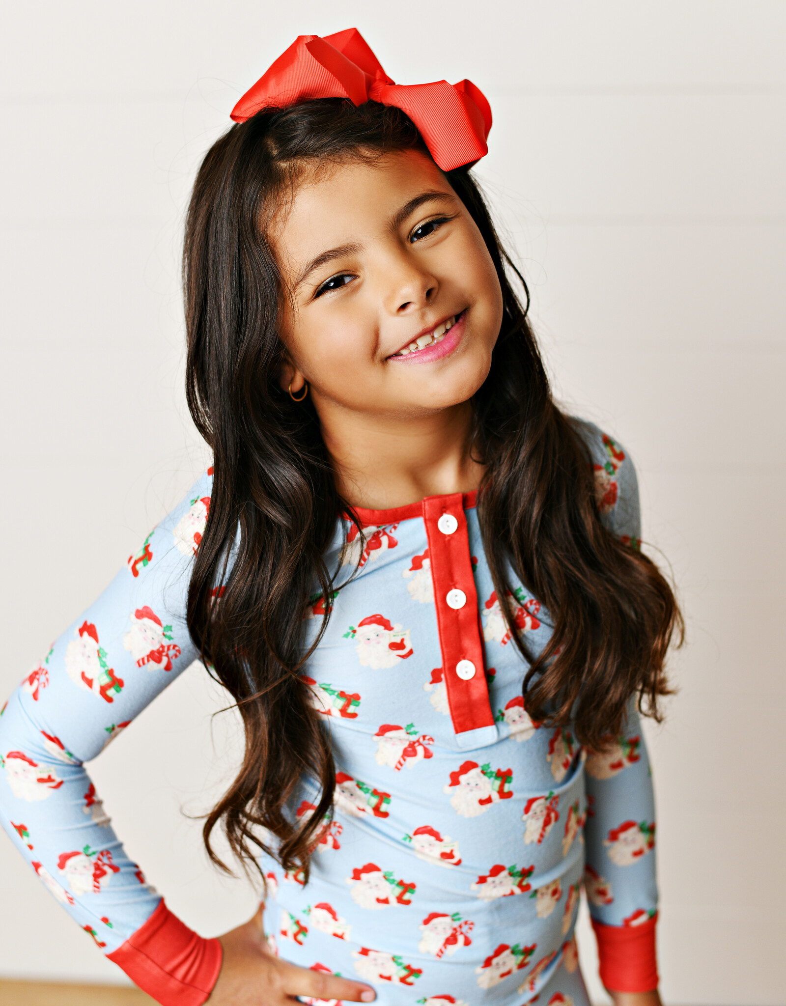 Swoon Baby 2687 Blue Santa 2pc PJ