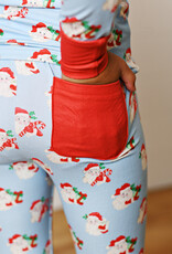 Swoon Baby 2687 Blue Santa 2pc PJ
