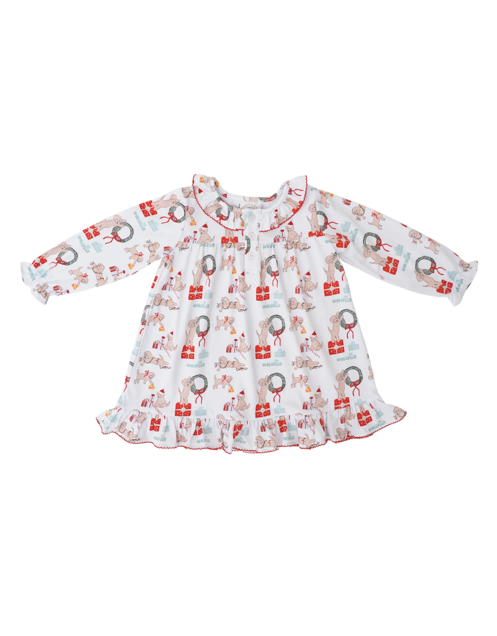 Cypress Row Louise Lounge Dress Santa Paws