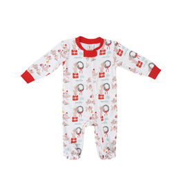 Cypress Row Santa Paws Footie