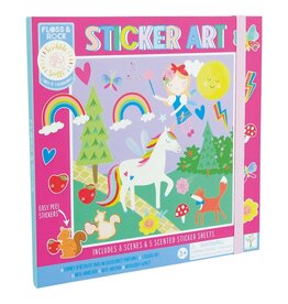 Floss and Rock Rainbow Fairy Sticker Art