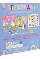 Floss and Rock Rainbow Fairy Sticker Art