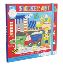 Floss and Rock Construction Sticker Art