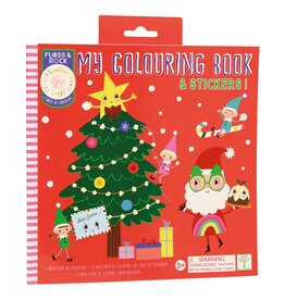 Floss and Rock Scribble Sniffs Coloring Book Christmas