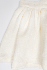 Lulu Bebe LBF26 Sofie Ivory Tweed Skirt