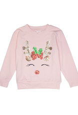 Lulu Bebe LBF26 Ana Reindeer Top