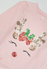 Lulu Bebe LBF26 Ana Reindeer Top
