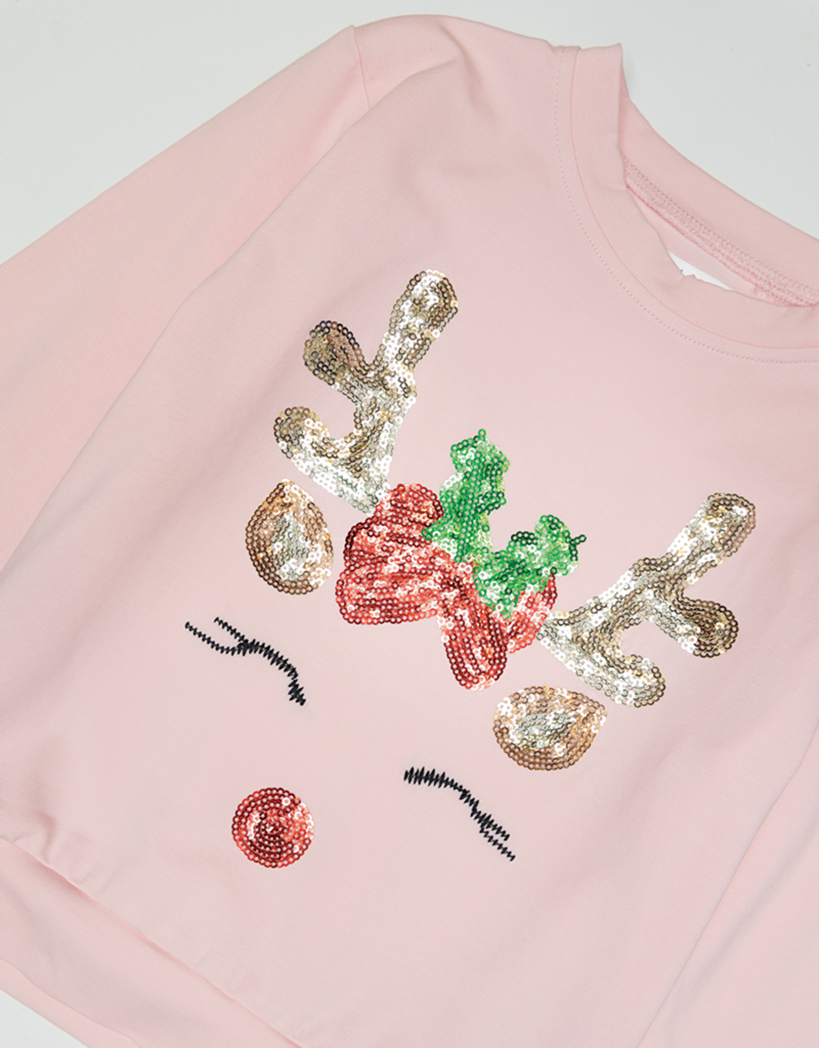 Lulu Bebe LBF26 Ana Reindeer Top