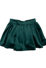 Lulu Bebe LBF26 Sofie Green Velvet Skirt
