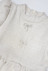 Lulu Bebe LBF26 Catherine Ivory Tweed Dress