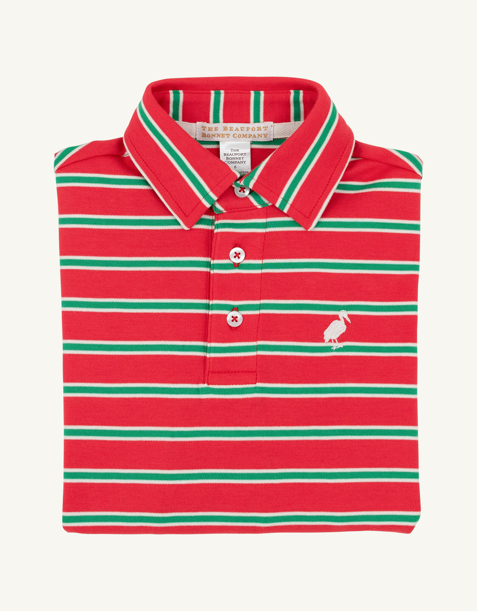 TBBC Prim Proper Polo Richmond Red/Kelly Green