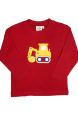 Luigi F26 LS Shirt Red Retro Excavator