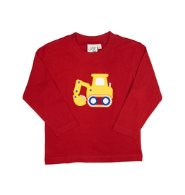 Luigi Long Sleeve Shirt Red Retro Excavator
