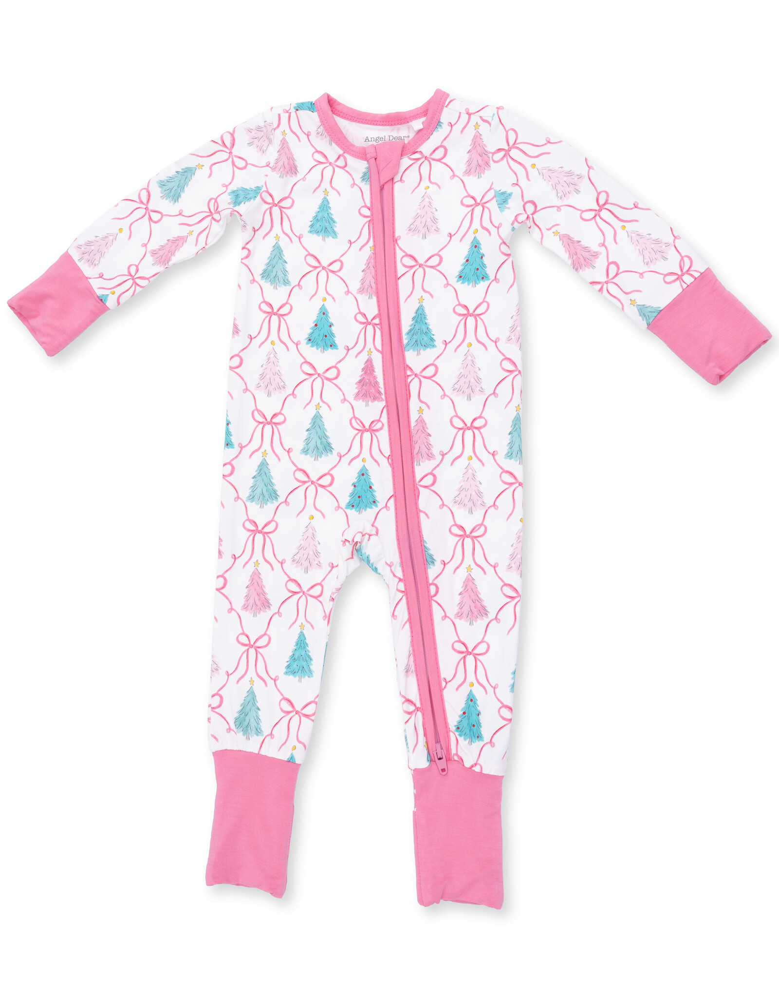 Angel Dear ADF26 2 Way Zipper Romper Bow Trellis Tree