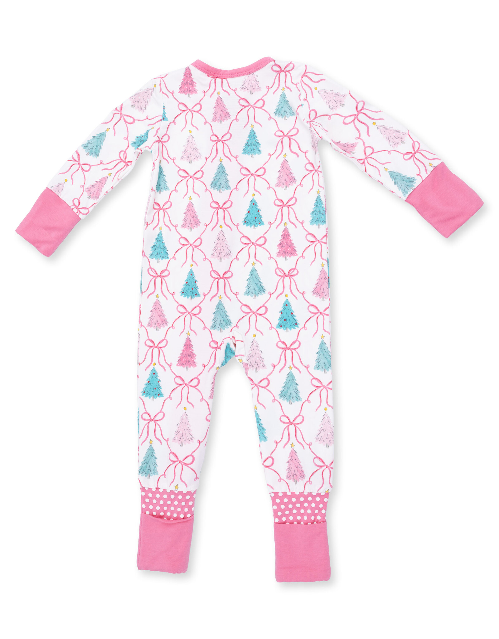 Angel Dear ADF26 2 Way Zipper Romper Bow Trellis Tree