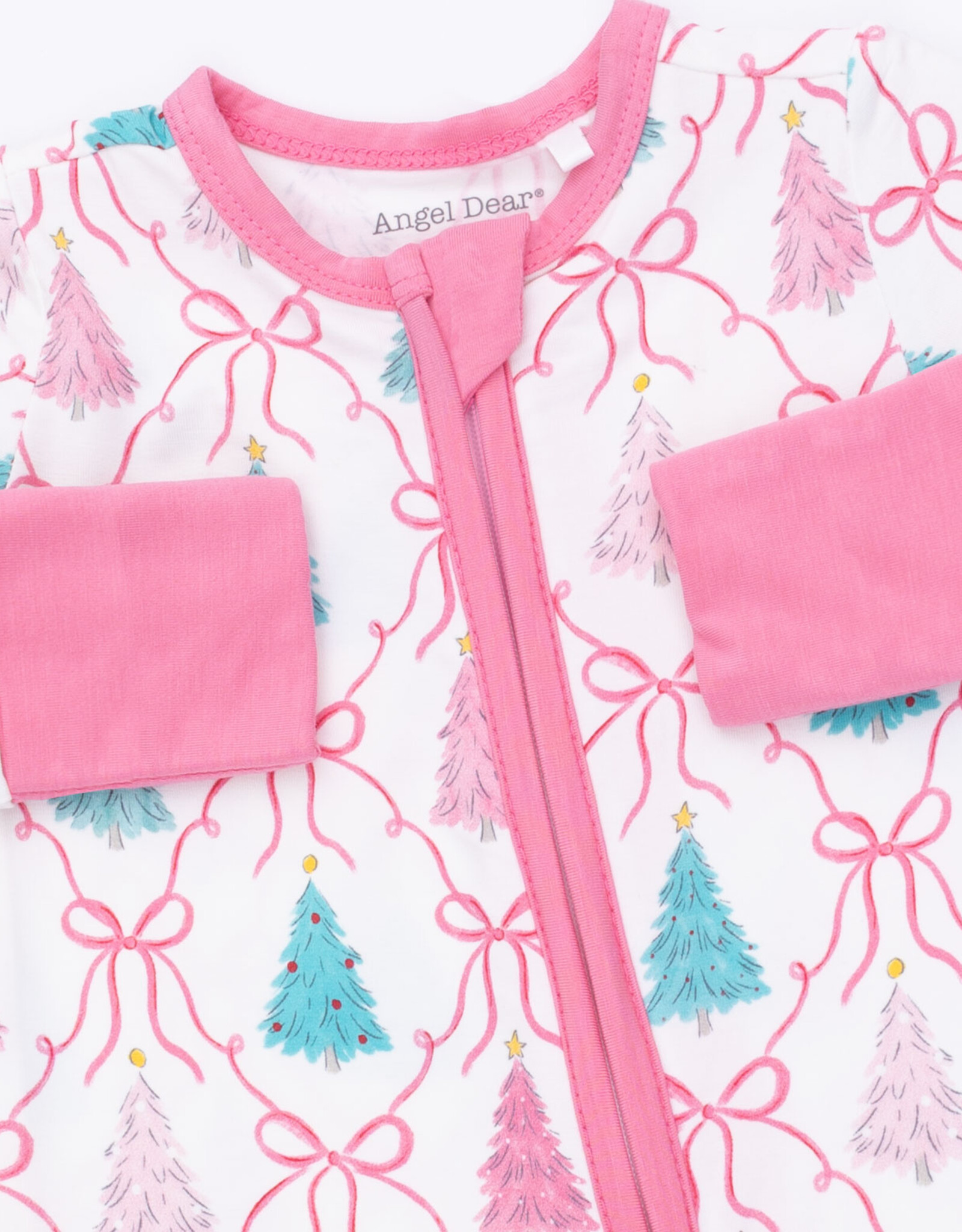 Angel Dear ADF26 2 Way Zipper Romper Bow Trellis Tree
