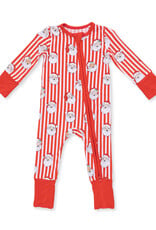 Angel Dear ADF26 2 Way Zipper Romper Vintage Santa Stripe